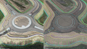 Geoportal TotalSite porównanie modeli 3D + warstwy wektorowe